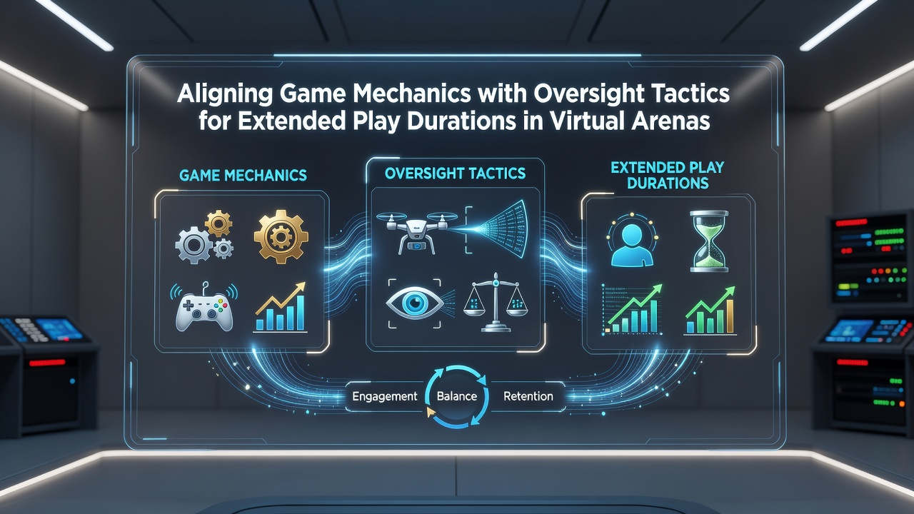 Detailed view of analytics dashboards monitoring player sessions and oversight intervention points in virtual arenas