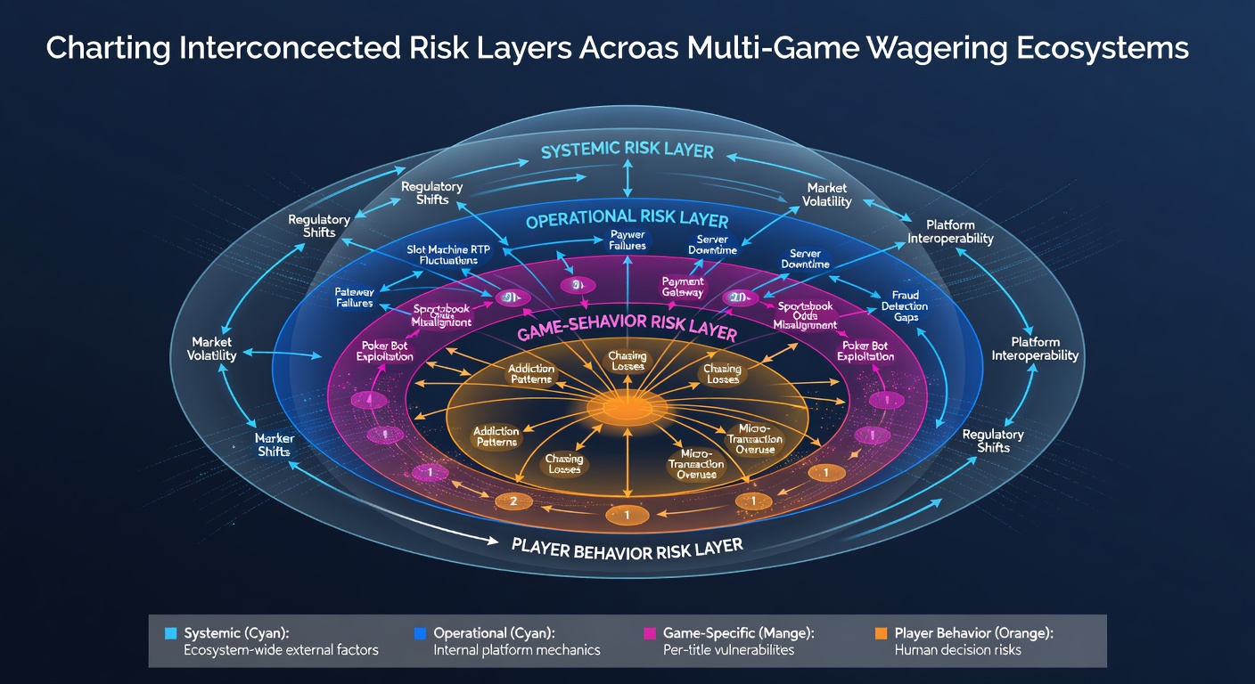 Network graph illustrating risk layer interactions between different wagering products in June 2026 datasets