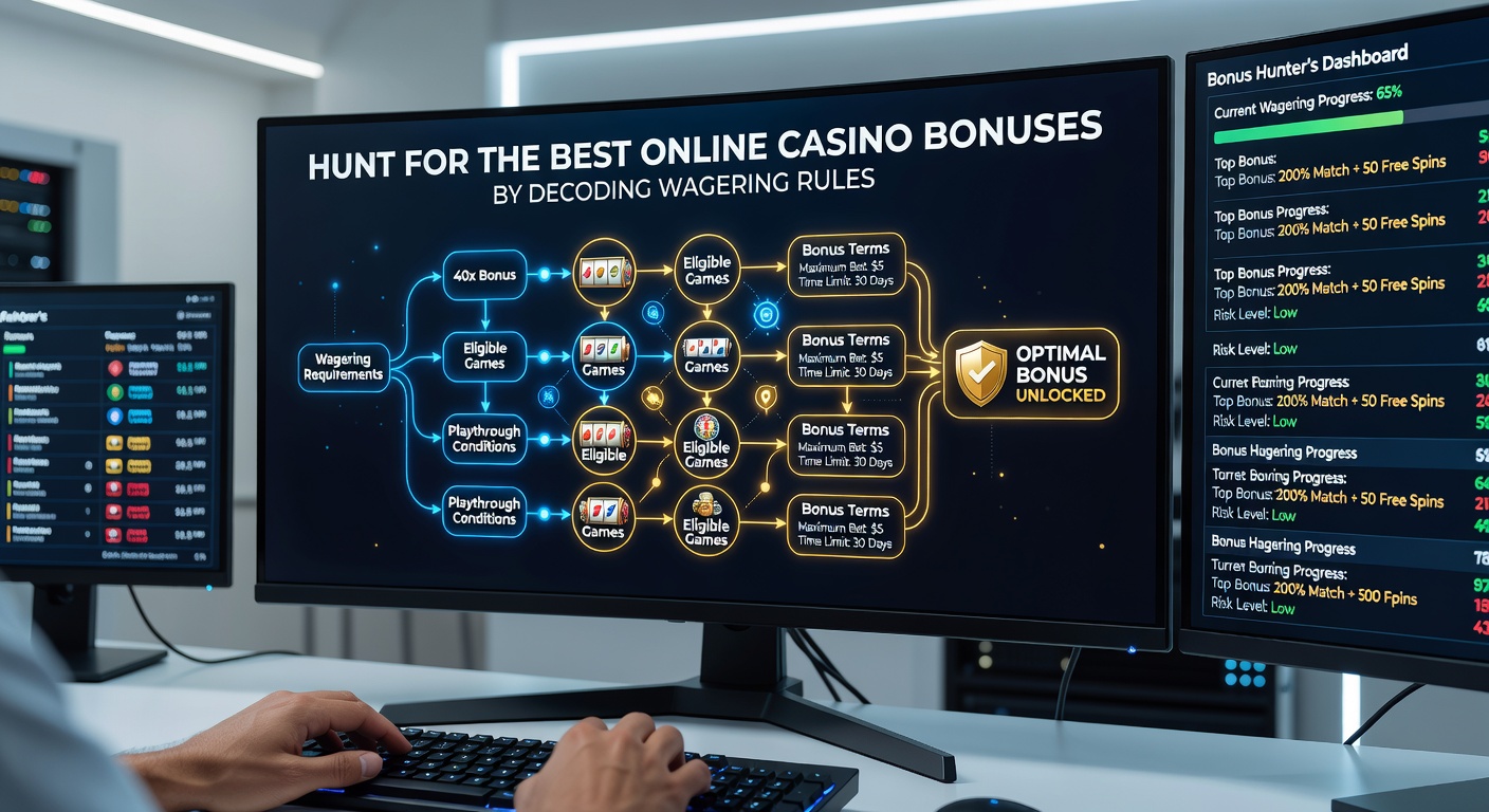Close-up of a calculator and casino bonus terms document, illustrating the analytical process of evaluating wagering conditions