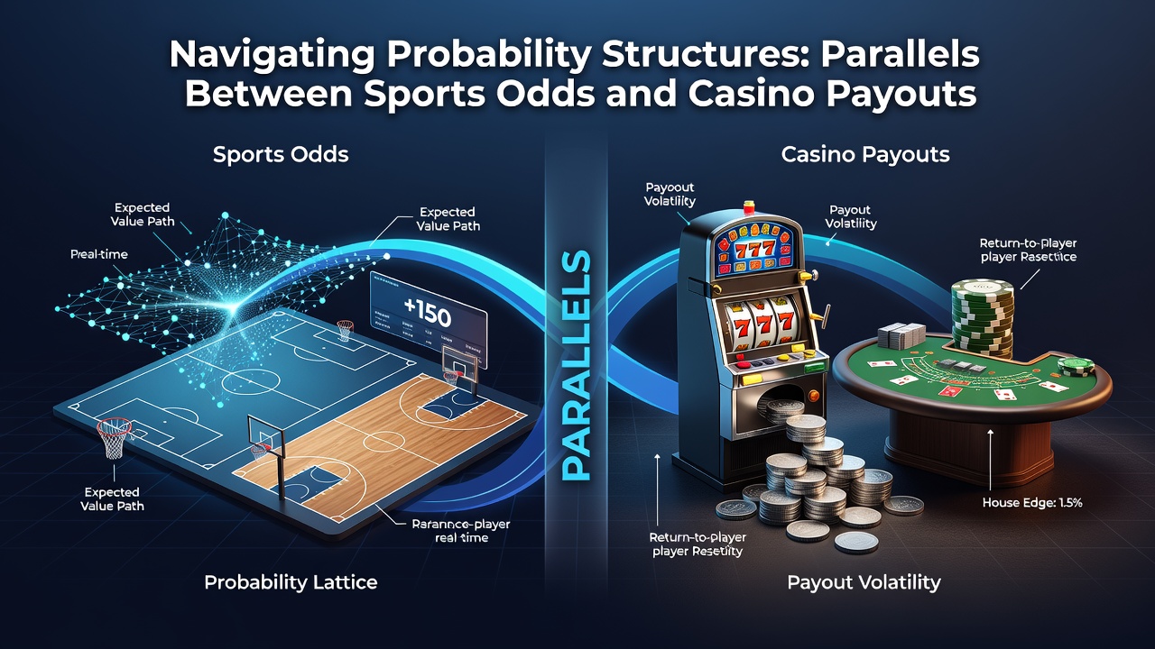 Detailed view of probability calculation models used in sportsbooks and casino game design
