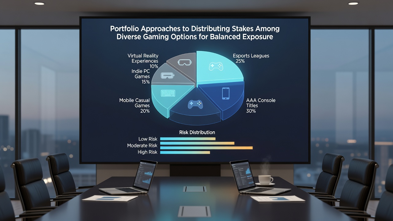 Chart displaying stake distribution percentages across different gaming formats including slots, roulette, and sports markets